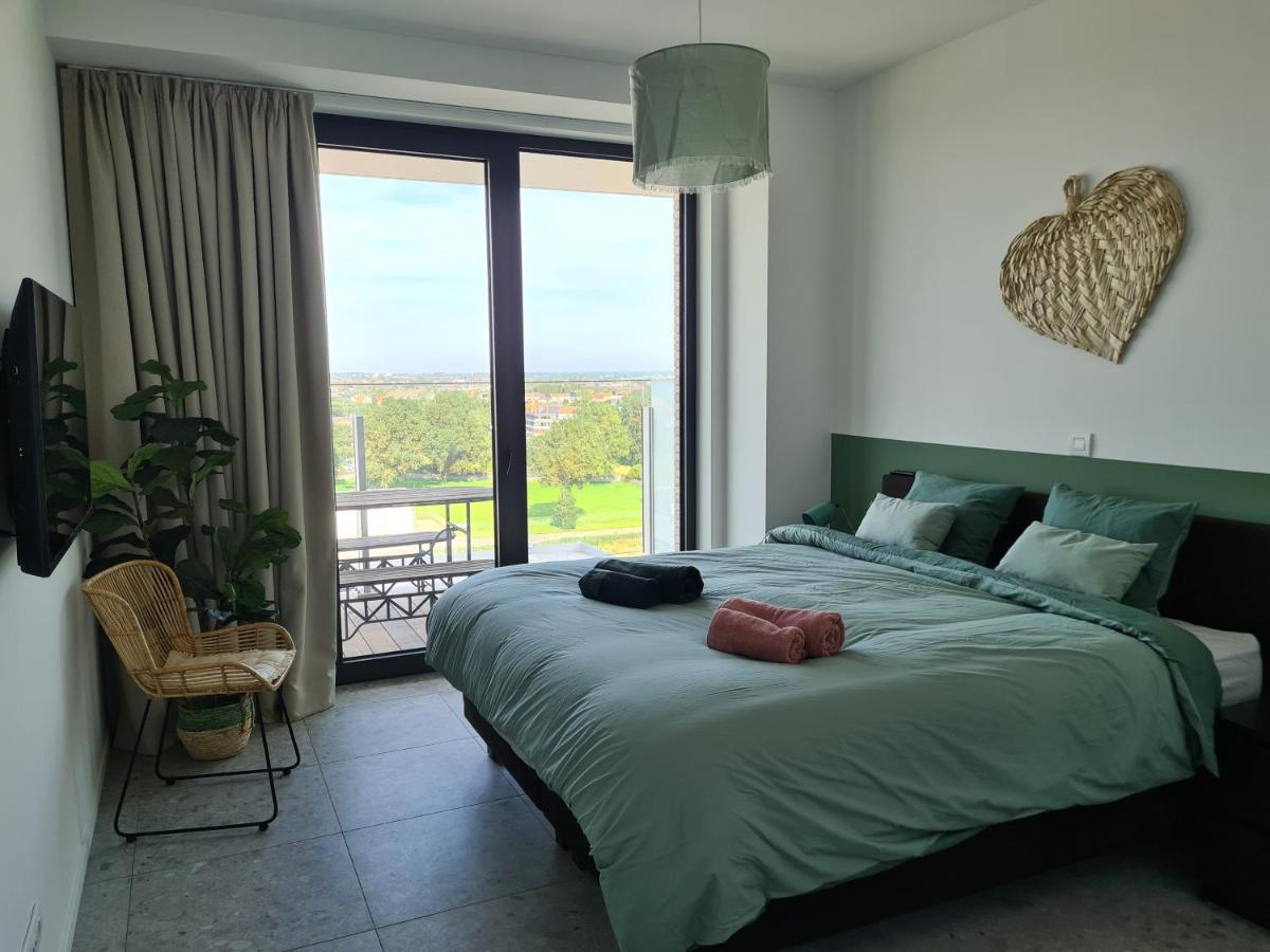 Central Park Tower Sea View Residence With Pool And Gym Οστένδη Εξωτερικό φωτογραφία